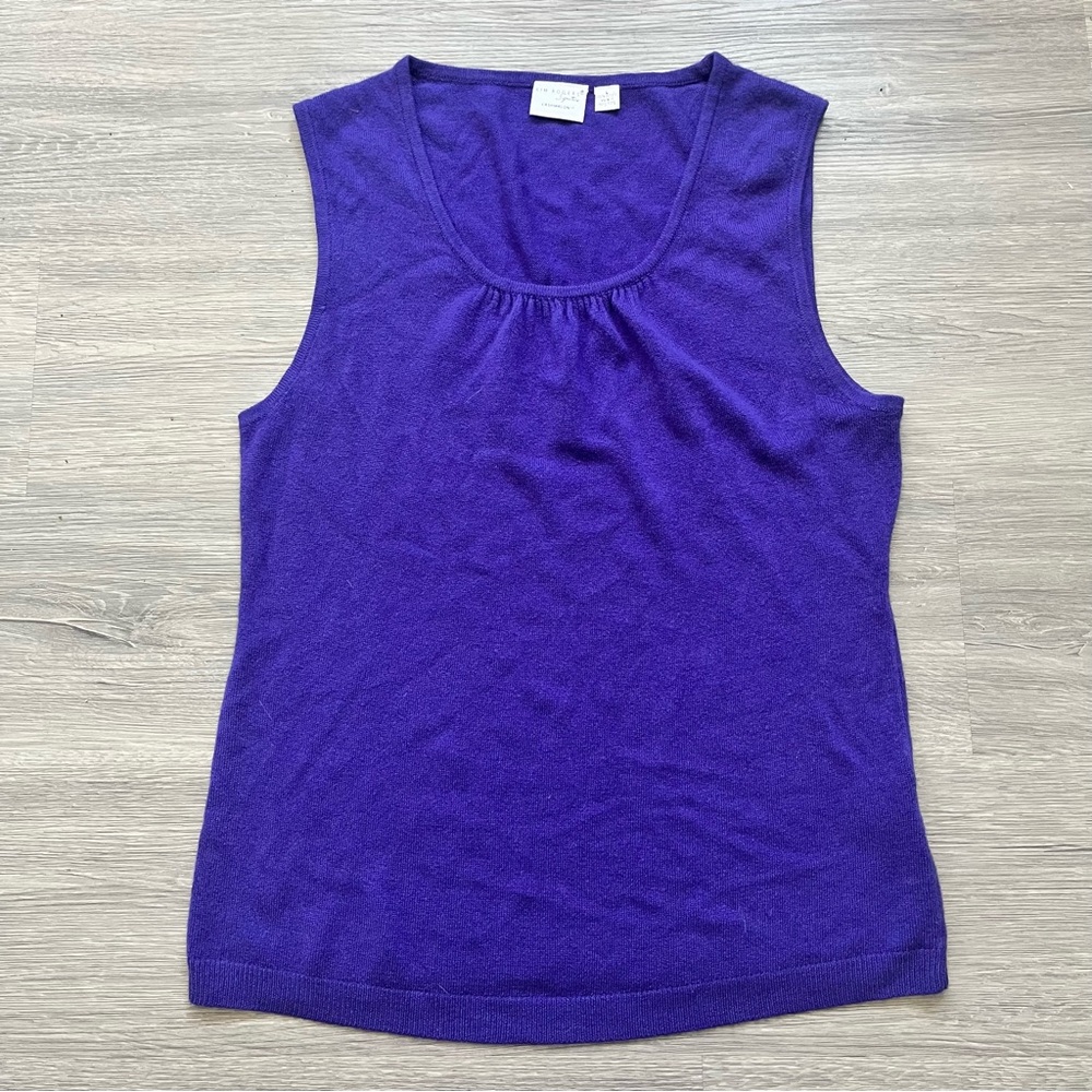 Kim Rogers Vibrant Purple Tank Top